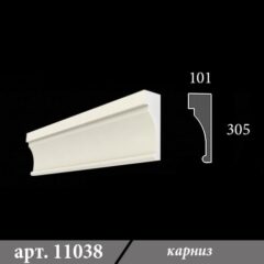 Карниз з пінопласту 101х305х1000