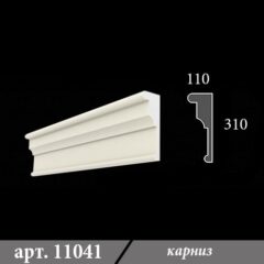 Карниз з пінопласту 110х310х1000
