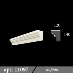 Карниз з пінопласту 120х140х1000