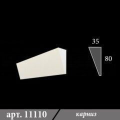 Карниз з пінопласту 35х80х1000